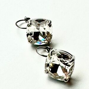 Kate Spade Square Cut Crystal Dazzler earrings